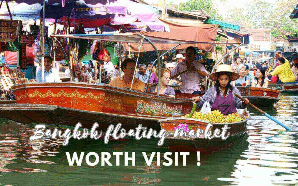 Damnoen Saduak floating market shopping