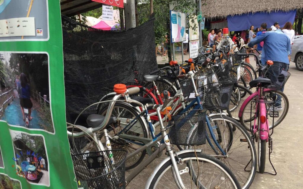 Biking for rent in BangKrachao