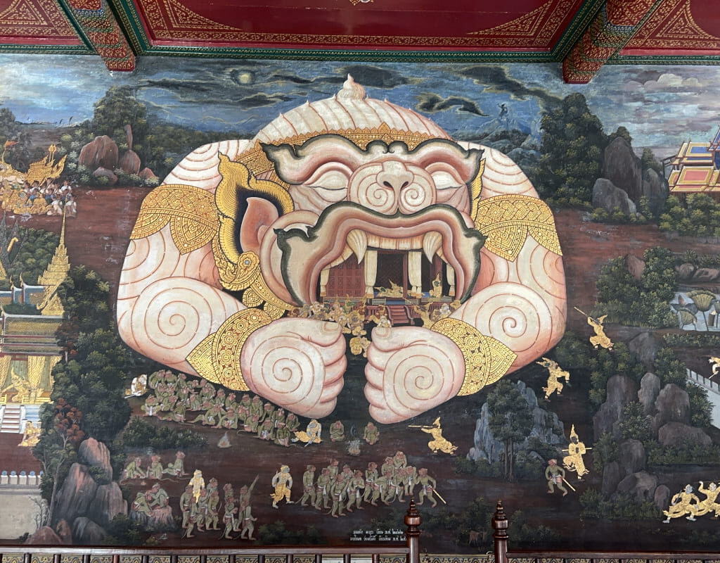 BKK Grand Palace Painting 1200X800